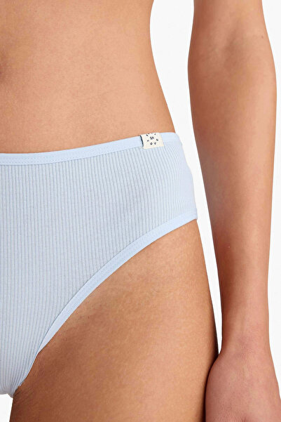 DeFacto D6404AXBE572 Chiloți cu 3 bucăți Blue Ribana - Fall in Love