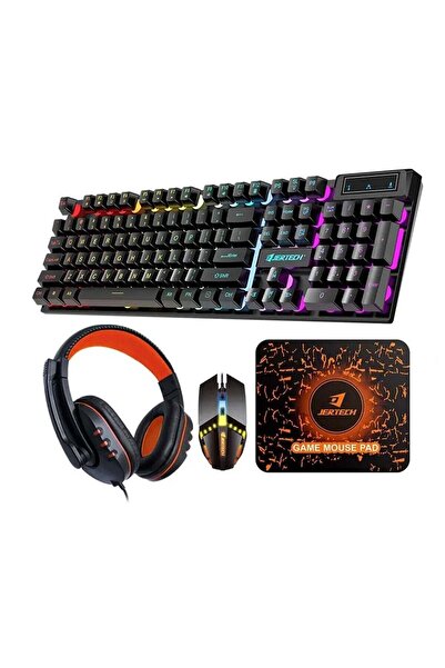 jertech CT4-01 RGB Backlit Wired Gaming Combo Set
