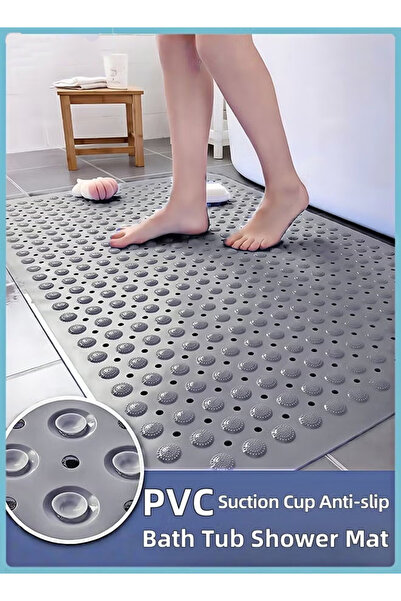 Generic Bath Mat Non Slip with Suction Cups and Drain Holes, Anti Slip, Shower Mat for Tub for Kids