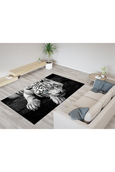 OEM 3D Rug, Multicolor Tiger, Non-slip, ST414, 120 x 180 cm