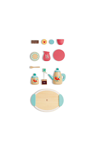 Hape Tea Time Wooden Play Set 14pcs