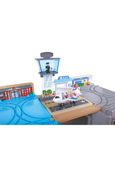 Hape Railway Super Cityscape Transport Bucket Train Set 80pc