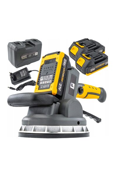 Powermat Ventuza vibranta pentru placi, cu acumulator 2Ah, 180mm, 120Kg,