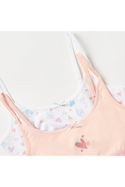 Juniors Printed Sports Bra - Set of 2