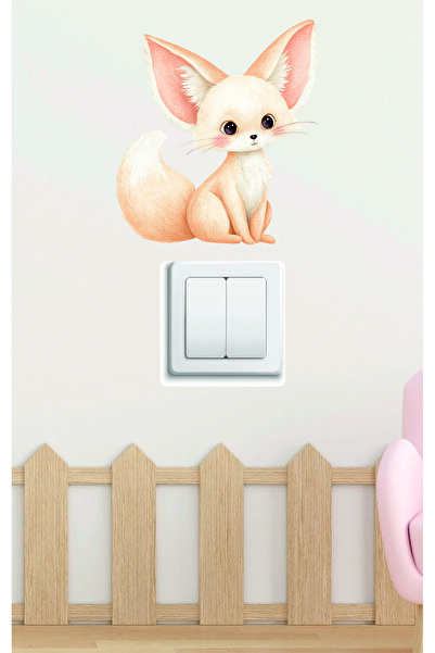 mibales Baby Fox Figured Wall Sticker