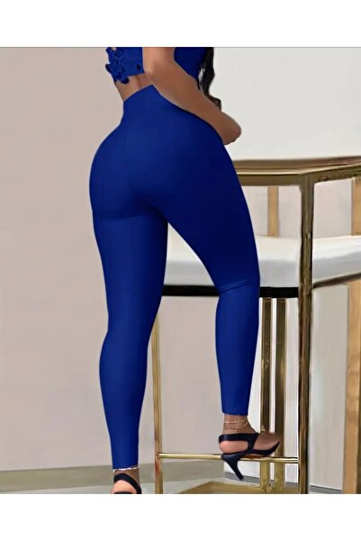 civetta Women's High Waist Waist Buckle Detailed Diving Tights