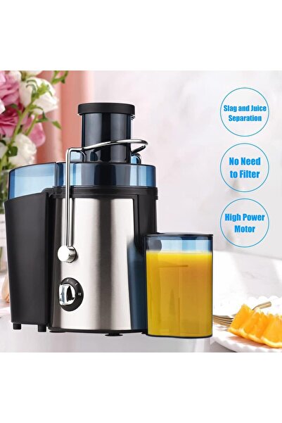 Generic Swiitol Juicer Household Large Caliber Electric Stainless Steel Body 800W
