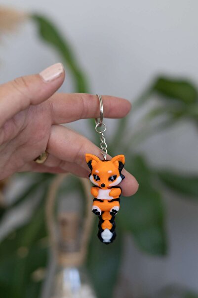 Modello Craft سلسلة مفاتيح فليسي تيلكي – شخصية صغيرة متحركة ومفصلية – تصميم ث...