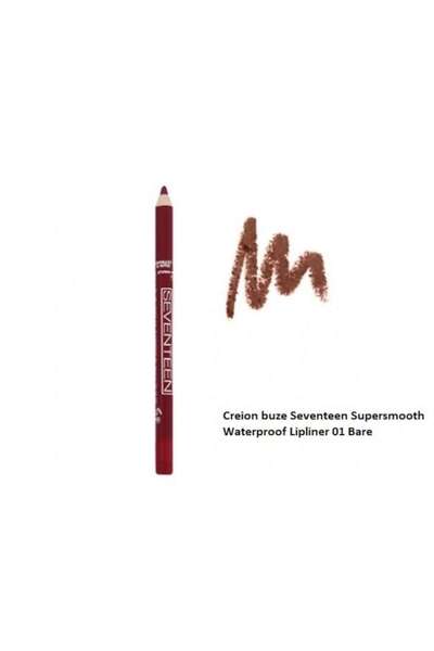 SEVENTEEN Super Smooth Lip Liner Pencil - 01 Bare, 1.2 g