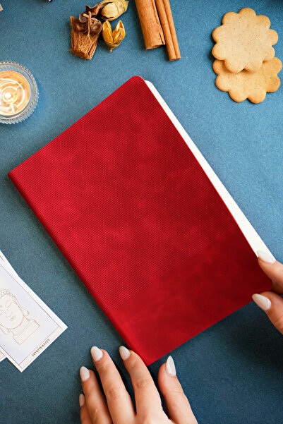 Victoria's Journals Smyth Stripes A5 Flexible Cover Vegan Leather Notebook – 192 Pages, 80g Ivory Paper, Colored Edge