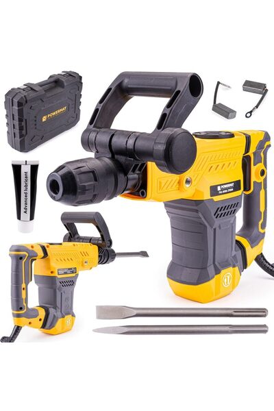 Powermat Ciocan demolator, picamer 18J Sds Max 2900 W,