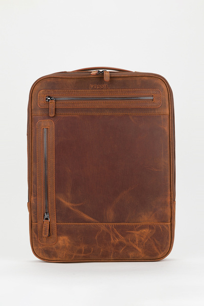 Fossil 100% Genuine Leather 15.6 Inch Laptop & Briefcase Backpack