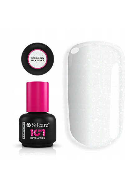 Cosmeticos Bază, GEL HIBRID Silcare Revolution 10 în 1 - MILKSHAKE SPUMAT, 15...