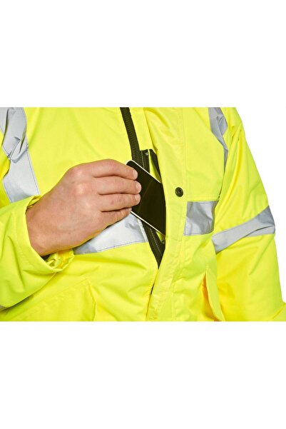 PORTWEST -S463 Jachetă bomber reflectorizantă XL galbenă