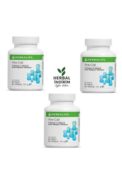 Herbalife kalsiyum Tablet 3'lü Paket (D vitamini ve mineral içerir)