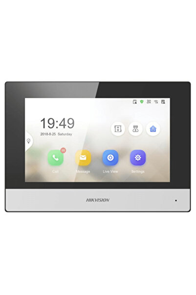 Hikvision DS-KH6320-WTE1 Intercom 7" Indoor Touchscreen Monitor