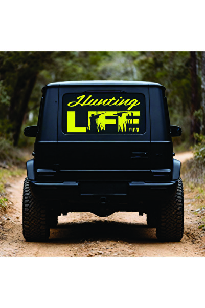 StickITsibiu Hunting Life – Stickere Auto 4×4 Off-Road – Dimensiuni 120x77 cm.