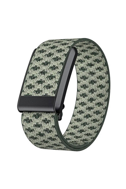 OEM Elastic nylon strap for Whoop 4.0, adjustable, breathable, sweat-resistant – green