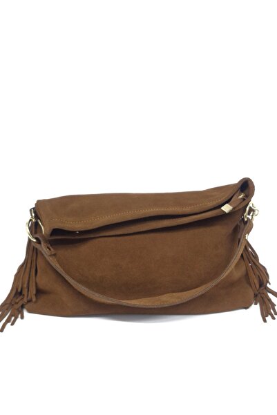 Matteo Geanta din piele naturala cu franjuri 5200