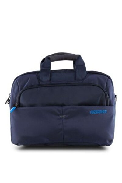 American Tourister حقائب لابتوب للجنسين - كحلي