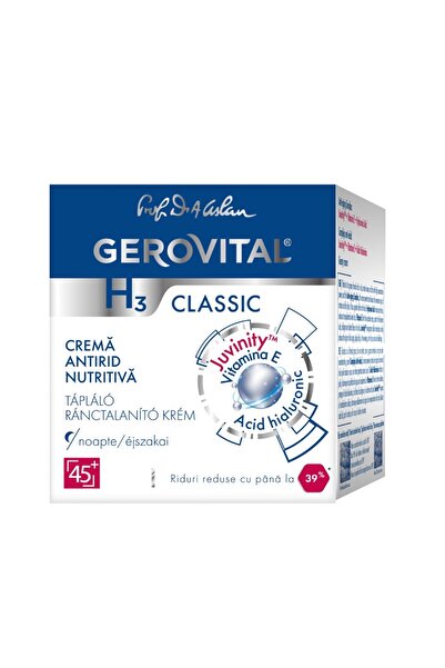 GEROVITAL Nourishing Anti-Wrinkle Cream, H3, 45+