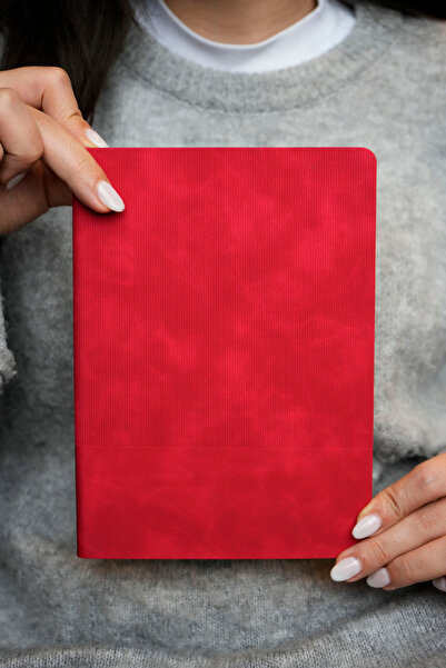 Victoria's Journals Smyth Stripes A5 Flexible Cover Vegan Leather Notebook – 192 Pages, 80g Ivory Paper, Colored Edge