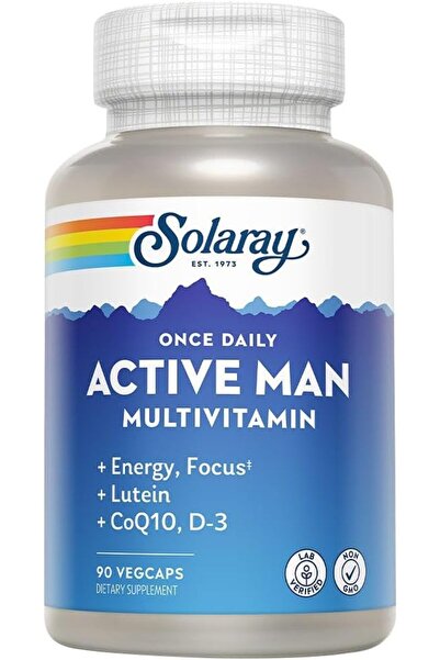 Solaray كبسولات متعددة الفيتامينات للرجل النشط يوميًا، 90 كبسولة