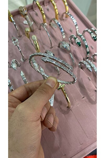 925 Gümüş İtalyan Yılan Kelepçe