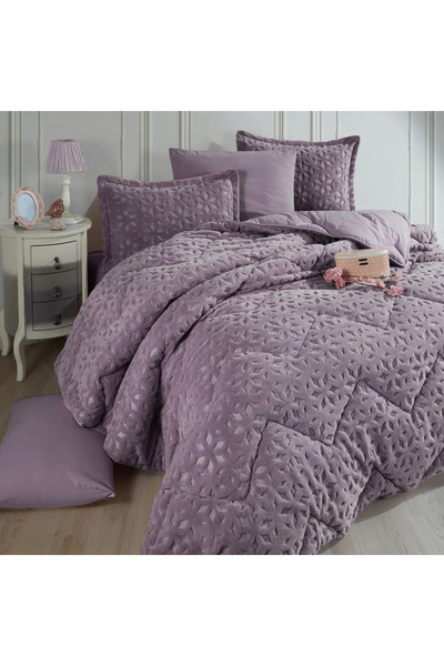 Clasy Σετ ύπνου Wellsoft Jacquard Μονό Κρεβάτι Babil V5 Λιλά