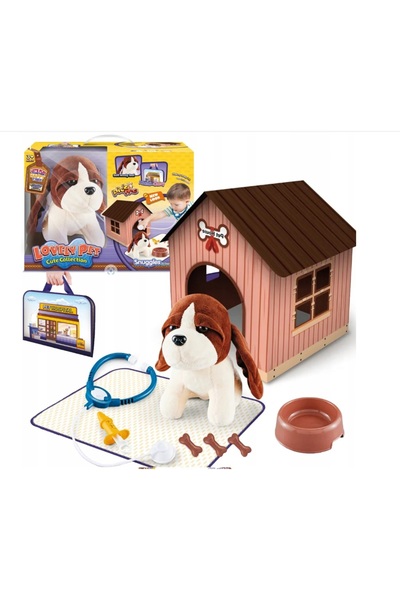 Matadi Veterinary doctor set with accessories in bag and patient plush puppy