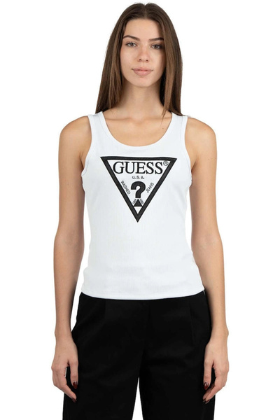 Guess Viviana Women's White Top W5Bp10Kcxj2-G011