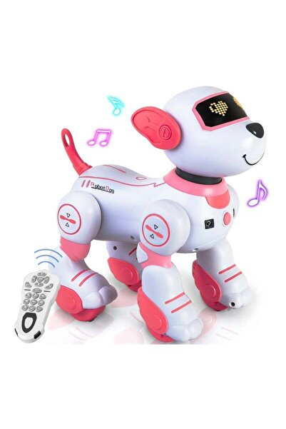 Arabest Remote Control Robot Dog Toys,Programmable Smart Interactive Stunt Robot Dog with Touch Function