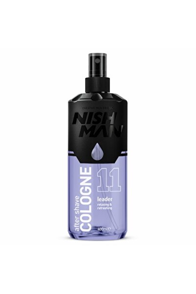NISHMAN Apă de colonie după ras pentru bărbați 11 Leader 400 ml