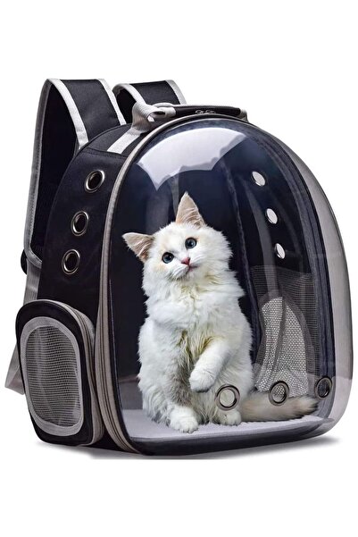 BLOOMING TIME حقيبة ظهر محمولة للحيوانات الأليفة على شكل كبسولة فضائية للقطط ...