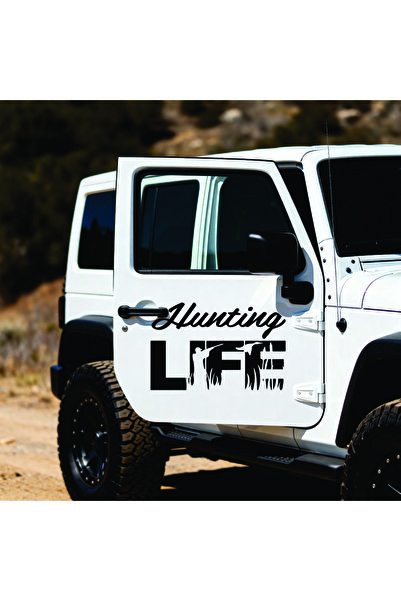 StickITsibiu Hunting Life – Stickere Auto 4×4 Off-Road – Dimensiuni 120x77 cm.