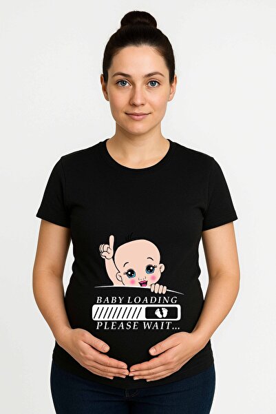 SEDİRLİ قميص حمل للنساء مصنوع من القطن الممشط مطبوع