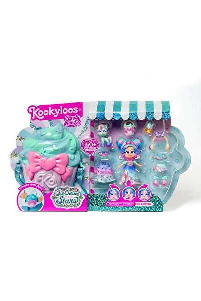 kookyloos Set de joaca Papusa Ice Cream Stars, Multicolor