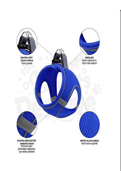 Mita Set of 12 Air Mesh 3XS Chest Straps Blue