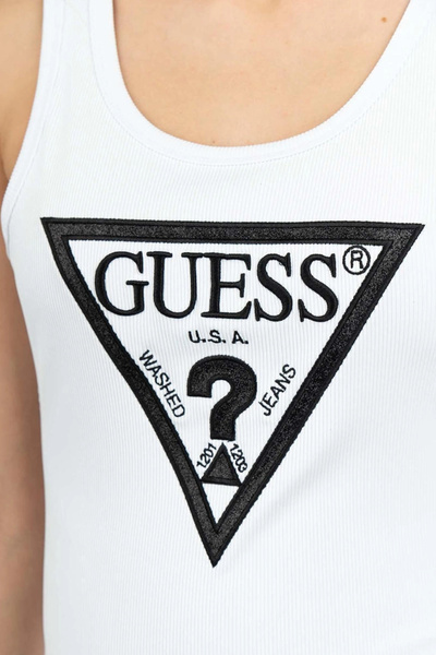 Guess Viviana Women's White Top W5Bp10Kcxj2-G011