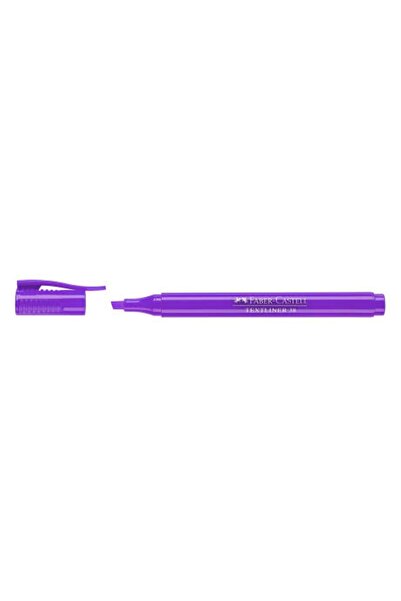 Faber Castell Slim 38 Highlighter Pens - Purple - Pack of 10