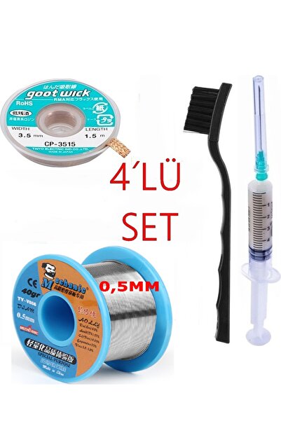 Mechanic Lehim Teli 63sn/37pb UYUMLU 40gr 05mm CP3515 3,5MM SET2 4İN1 ARADA03