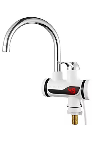 FOTOFUN Electric instant hot water tap, 3000W, 30-60°C, stainless steel, 360° rotating design