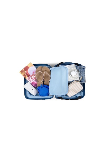 CarryOn Cabin trolley XS Skyhopper Underseat, 40×30×20 cm, Wizz Air, polycarbonate, TSA code, blue