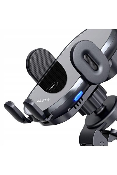 Mcdodo Suport Auto Magnetic ZN Series Dual Coil cu încarcare wireless, 15W, Negru