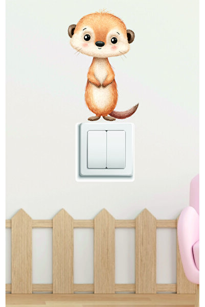 mibales ملصق حائط على شكل طفل ميركيت