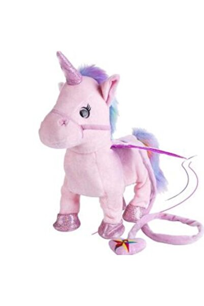 OEM Plush toy, Walking Unicorn, sings and walks, pink