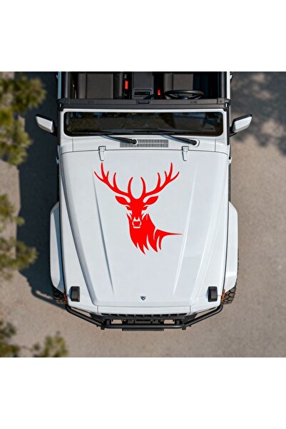 StickITsibiu Savage Deer – Stickere Auto 4×4 Off-Road – Dimensiuni 20x19 cm.