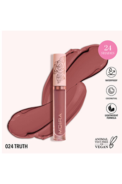 MOİRA Lip Divine Liquid Lipstick (024, Truth)