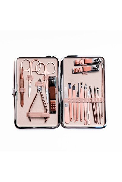 Colorissima Trusă manichiură/pedichiură 18 piese, roz