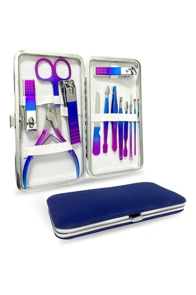 ebuy Set manichiură 12 piese, Ebuy, Metal, Multicolor